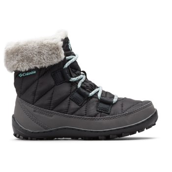 Columbia Čizme Za Djevojčice - Minx Shorty Omni-Heat Waterproof Crne | ACME-31028